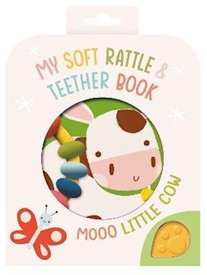 Mooo Little Cow - My Soft Rattle & Teether Book (Book) (2023)