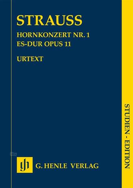 Hornkonzert Nr. 1 Es-dur op. 11 - Strauss - Bücher -  - 9790201872537 - 