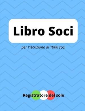 Cover for Registratore del Sole · Libro soci (Paperback Book) (2020)