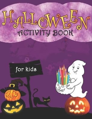 Cover for Xskul Art · Halloween Activity Book For Kids (Pocketbok) (2020)