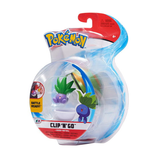 Cover for Character · Pokemon - Clip 'n' Go Oddish &amp; Nest Ball (Leketøy)