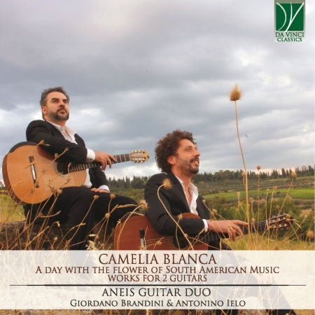 Cover for Aneis Guitar Duo · Blanca: a Day with the Flower of South American (CD) (2019)