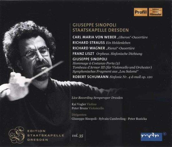 Cover for Lisz / Schumann / Ssd / Kai Vogler / Bruns · Lisz / Schumann / Sinopoli (CD) (2016)
