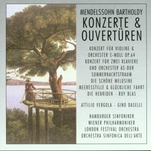 Konzerte & Ouverturen - F. Mendelssohn-bartholdy - Musiikki - CANTUS LINE - 4032250019538 - maanantai 13. elokuuta 2001