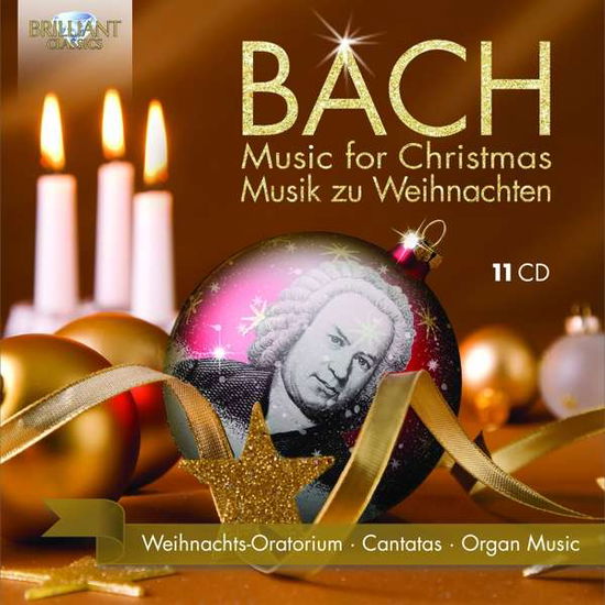 Music for Christmas - Johann Sebastian Bach - Musiikki - BRILLIANT CLASSICS - 5028421958538 - torstai 27. syyskuuta 2018