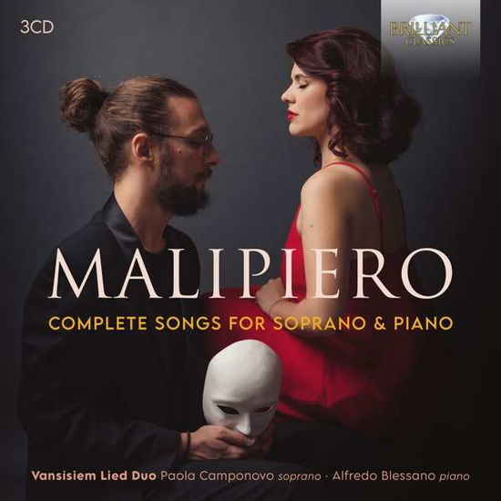 Cover for Vansisiem Duo · Malipiero: Complete Songs for Soprano &amp; Piano (CD) (2021)