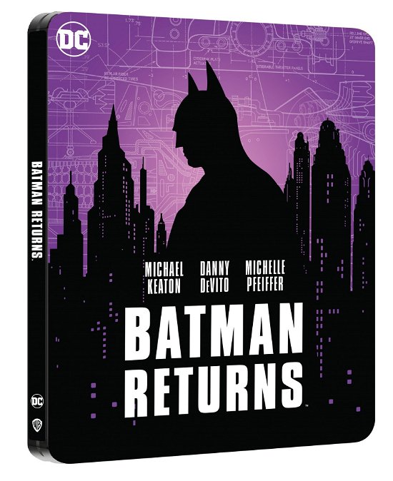 Cover for Batman Il Ritorno Steelbook (4 · Batman Il Ritorno Steelbook (4K Ultra Hd + Blu-Ray) (Blu-ray) (2022)
