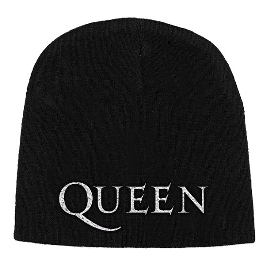 Queen Unisex Beanie Hat: Logo - Queen - Produtos - PHM - 5055339794538 - 26 de agosto de 2019