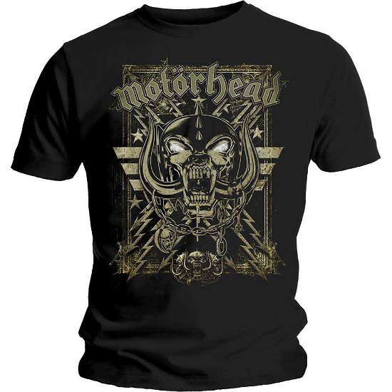 Motorhead Unisex T-Shirt: Spider Webbed War Pig - Motörhead - Mercancía - ROCKOFF - 5056170639538 - 