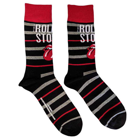 The Rolling Stones Unisex Ankle Socks: Logo & Tongue (UK Size 7 - 11) - The Rolling Stones - Produtos -  - 5056561044538 - 