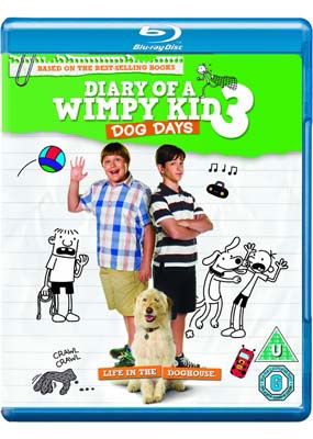 Cover for Diary of a Wimpy Kid 3: Dog Days BD (Blu-Ray) (2014)