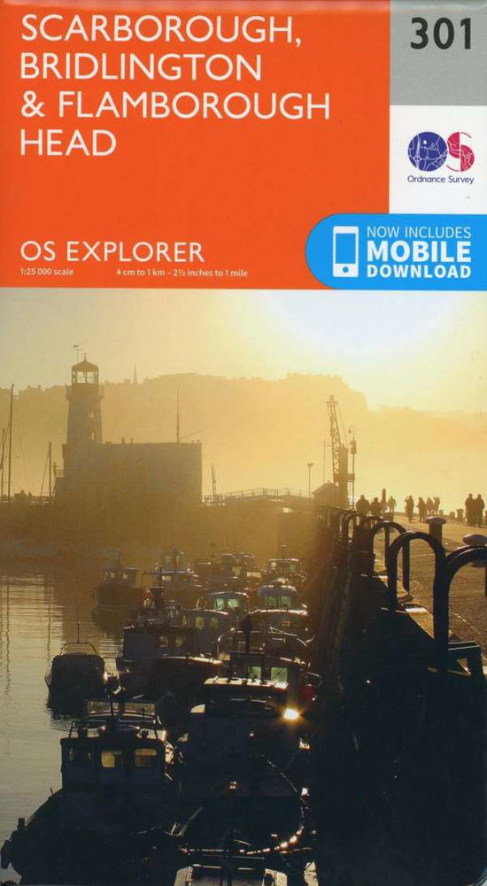 Scarborough, Bridlington and Flamborough Head - OS Explorer Map - Ordnance Survey - Books - Ordnance Survey - 9780319245538 - September 16, 2015