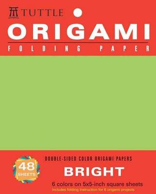 Origami Hanging Paper - Bright - 5" - 48 Sheets: Tuttle Origami Paper: High-Quality Origami Sheets Printed with 6 Different Colors: Instructions for 6 Projects Included - Tuttle Publishing - Books - Tuttle Publishing - 9780804837538 - April 15, 2006