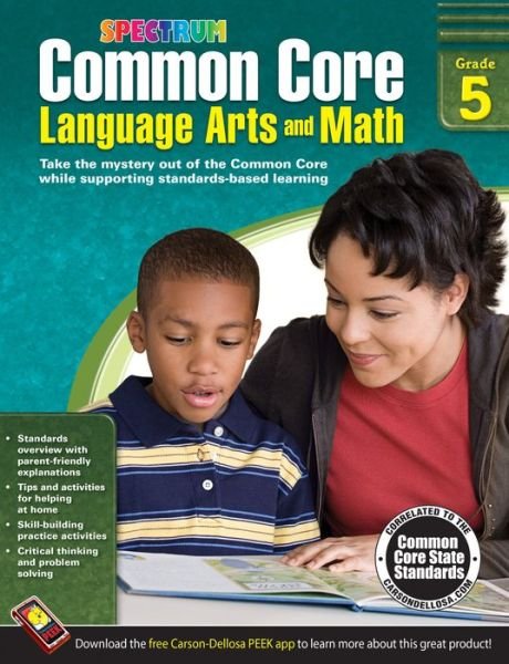 Cover for Spectrum · Common Core Language Arts and Math, Grade 5 (Paperback Bog) (2014)