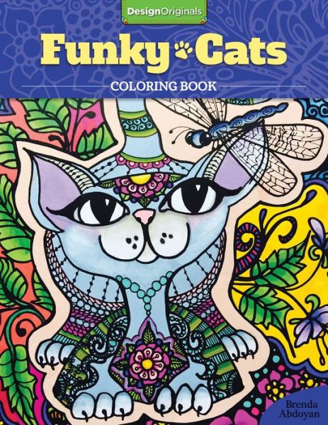 Funky Cats Coloring Book - Brenda Abdoyan - Książki - Design Originals - 9781497201538 - 22 marca 2016