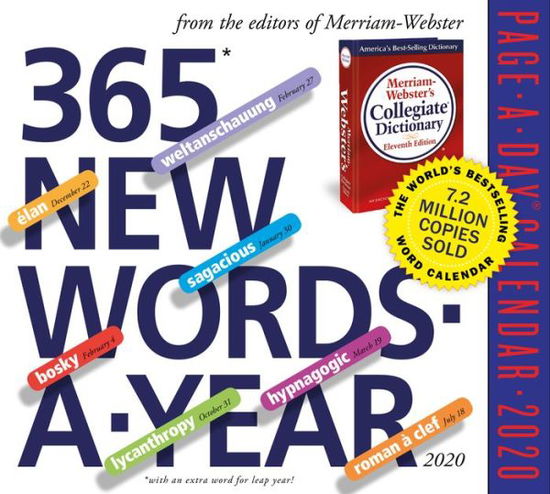 Cover for Merriam-Webster · 2020 365 New Words-A-Year Page-A-Day Calendar (Calendar) (2019)