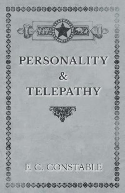 Cover for F C Constable · Personality and Telepathy (Paperback Book) (2019)