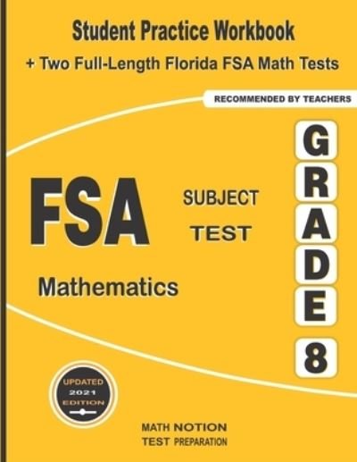 Cover for Michael Smith · FSA Subject Test Mathematics Grade 8 (Paperback Book) (2021)