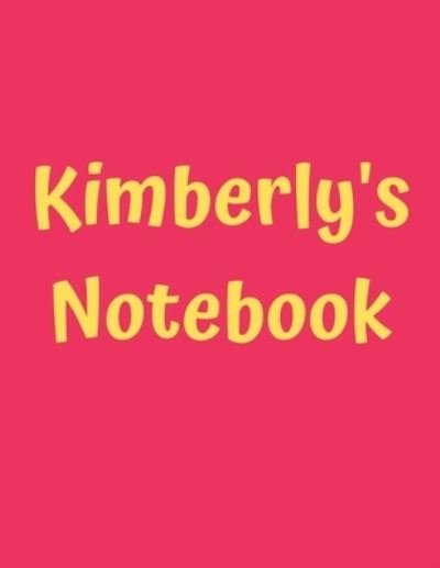 Cover for 99 Notes · Kimberly's Notebook (Pocketbok) (2019)
