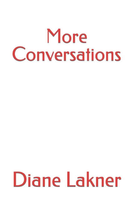 Cover for Diane Lakner · More Conversations (Paperback Book) (2021)