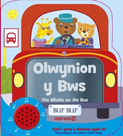 Cover for Igloo Books · Olwynion y Bws / Wheels on the Bus: Wheels on the Bus (Hardcover Book) [Bilingual edition] (2021)