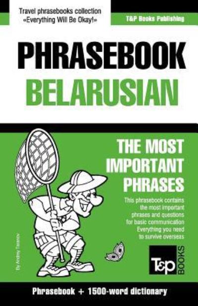 Cover for Andrey Taranov · English-Belarusian phrasebook and 1500-word dictionary - American English Collection (Paperback Book) (2016)