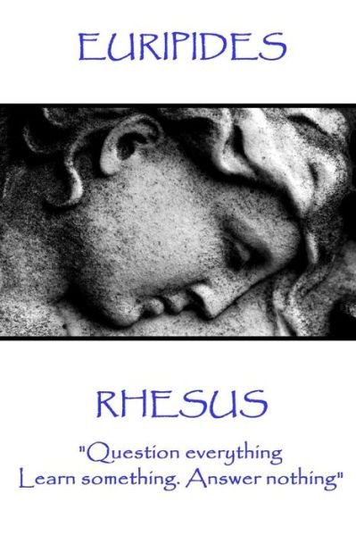 Cover for Euripides · Euripides - Rhesus (Paperback Bog) (2017)