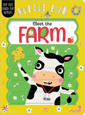 Cover for Christie Hainsby · Puzzle Stix Puzzle Stix Meet the Farm (Hardcover Book) (2021)