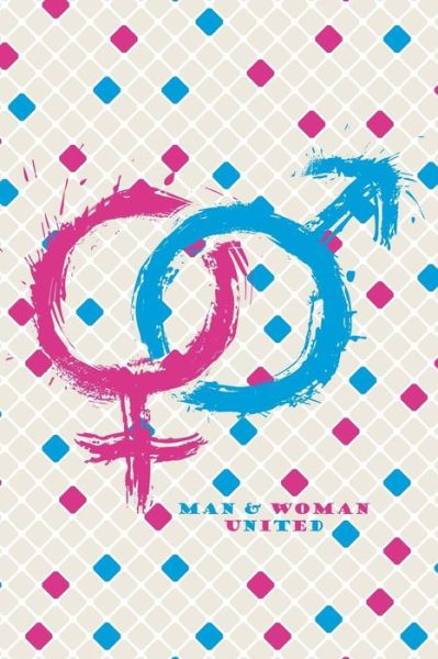 Cover for Journal Jungle Publishing · Man and Woman United: 150-page Writing Journal With Male and Female Symbols (6 x 9 Inches / Grey) (Paperback Book) (2015)