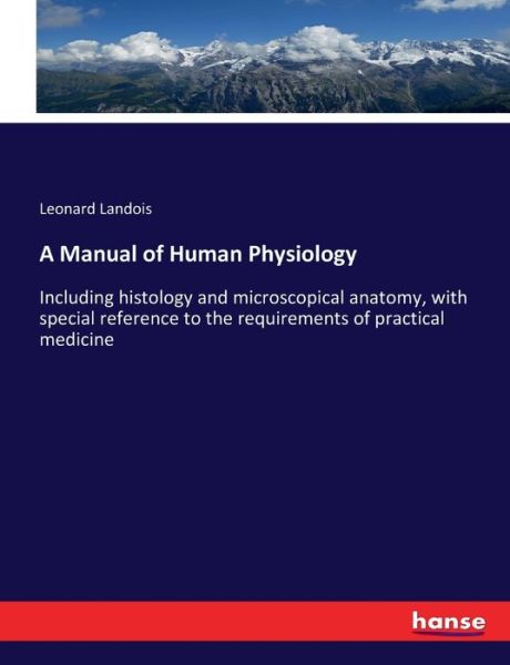 Cover for Landois · A Manual of Human Physiology (Book) (2017)