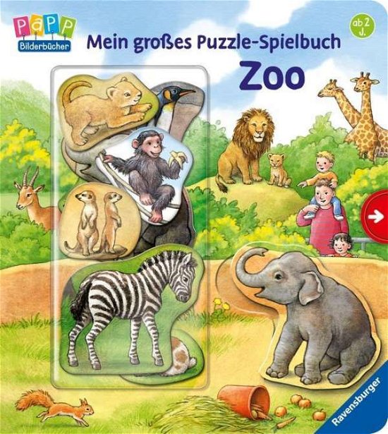 Cover for Anne Möller · Mein großes Puzzle-Spielbuch Zoo (Legetøj)
