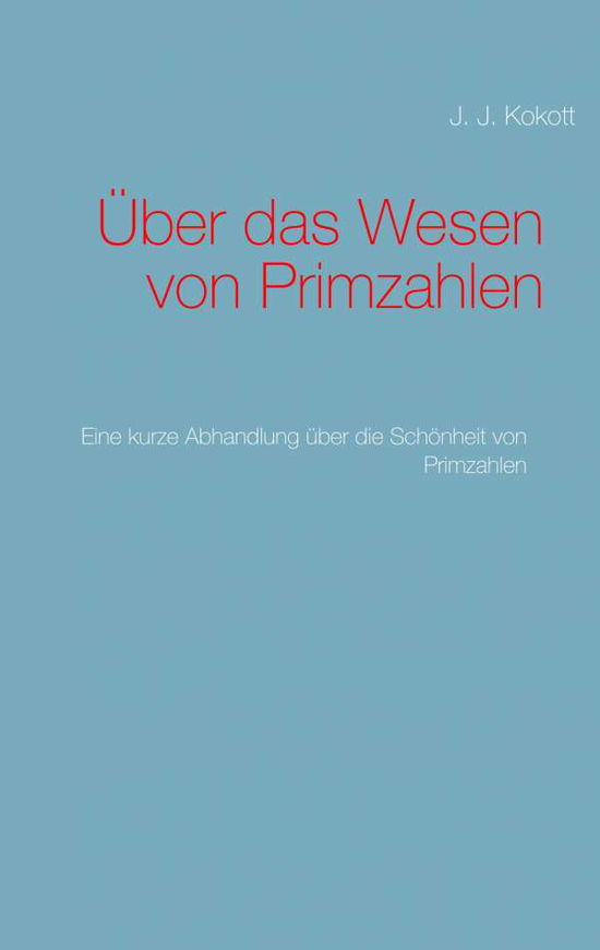 Cover for Kokott · Über das Wesen von Primzahlen (Book)