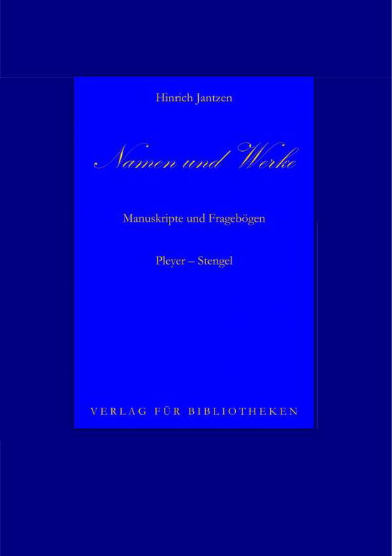 Cover for Jantzen · Namen und Werke 11 (Book) (2018)