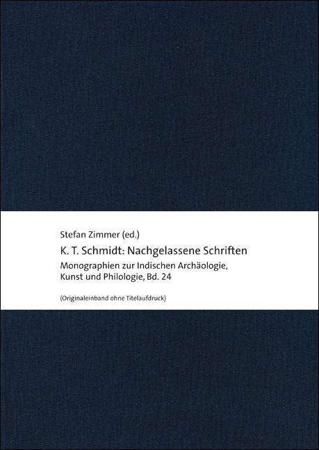 Cover for Zimmer · K. T. Schmidt: Nachgelassene Sch (Bog) (2019)