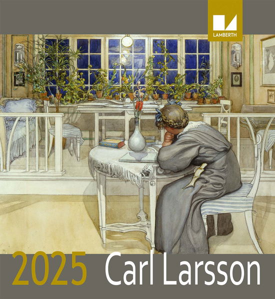 Cover for Carl Larsson kalender 2025 (Spiral Book) (2024)