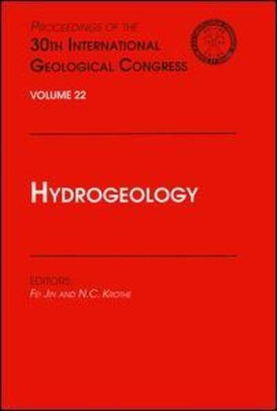 Cover for Hydrogeology: Proceedings of the 30th International Geological Congress, Volume 22 (Gebundenes Buch) (1997)