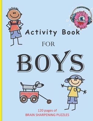 Cover for White Dog Books · Activity Book For Boys (Paperback Bog) (2020)
