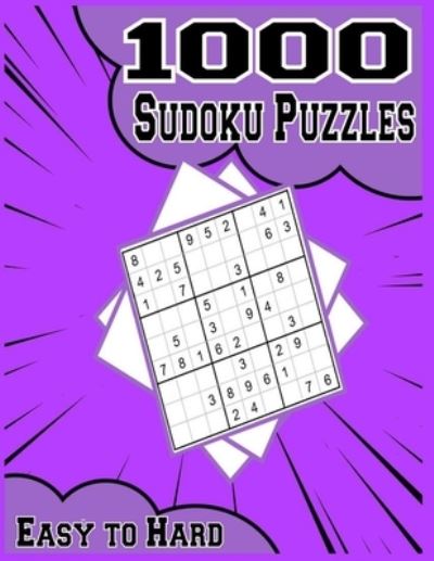 Cover for Withforyou Jb L · 1000 Easy to Hard Sudoku Puzzles (Paperback Book) (2020)