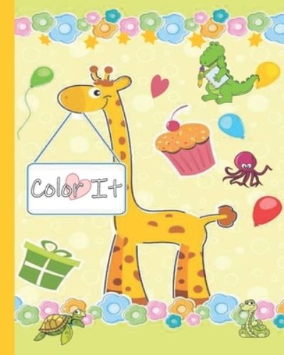 Cover for Redtag Coloring Book · Color It: A coloring Book for Kids to Learn the English Alphabet Letters from A to Z: Animals, Monsters, And Mandalas Alphabet A-Z Coloring Pages: Funny Alphabet Coloring Book For Kids Ages 3+ (Paperback Book) (2021)