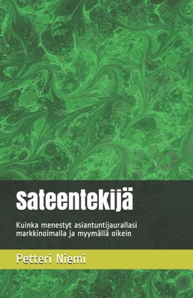 Cover for Petteri Niemi · Sateentekija (Paperback Book) (2020)