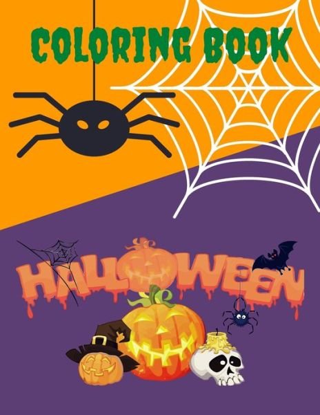 Cover for Juju Paper · Coloring Book Halloween (Pocketbok) (2020)