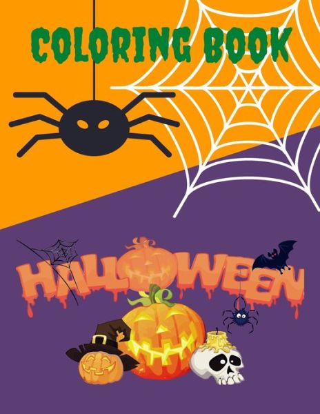 Cover for Juju Paper · Coloring Book Halloween (Paperback Book) (2020)