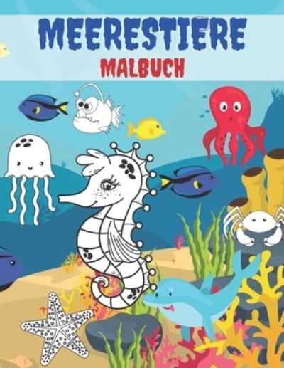 Cover for Kr Colins · Meerestiere Malbuch (Taschenbuch) (2020)