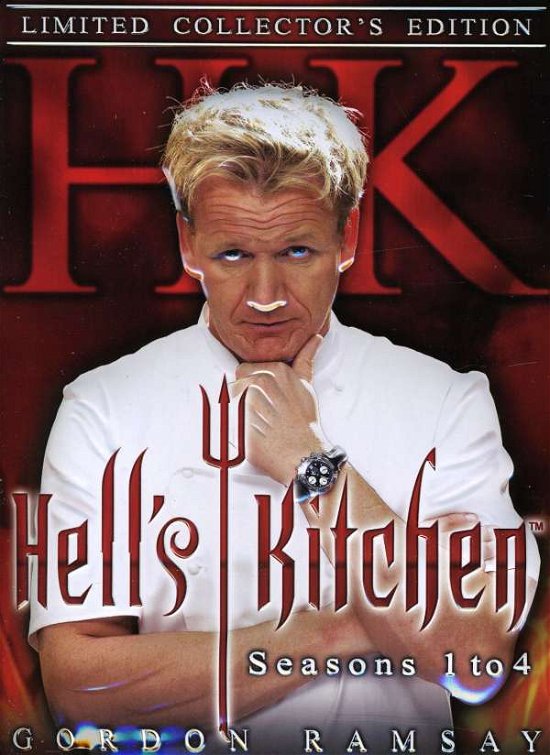 Season 1 to 4 Hell's Kitchen (9dvd Tin Can / Apron & Recipe) - Gordon Ramsay - Film - TBD - 0773848640539 - 27. september 2021