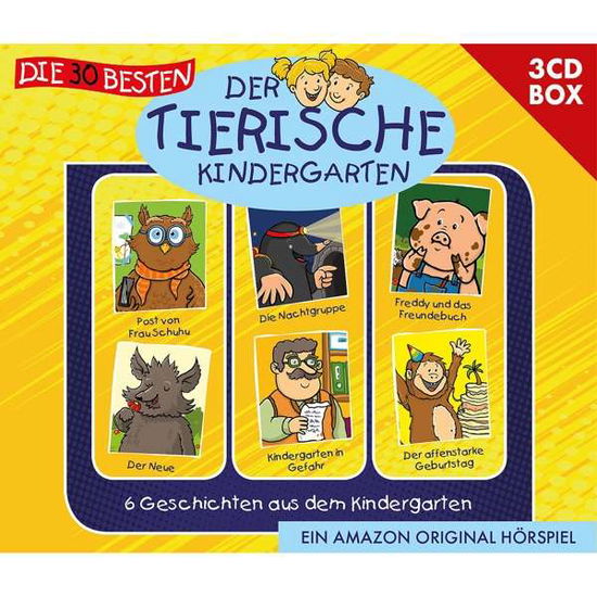 Die 30 Besten: Der Tierische Kindergarten 3-cd-box - Der Tierische Kindergarten - Musiikki - SAMMEL-LABEL - 4260167472539 - perjantai 1. maaliskuuta 2019