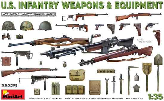 Cover for MiniArt · U.s. Infantry Weapons En Equipment (10/20) * (Toys)