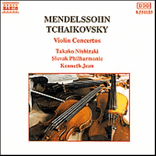 Tschaikowsky / Mendelssohn Violinkonzert - Nishizaki / Jean / Slowak. Philh. - Musiikki - Naxos - 4891030501539 - torstai 21. maaliskuuta 1991