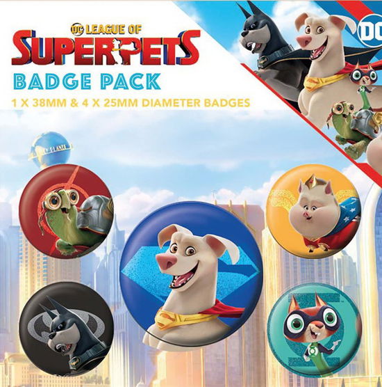 League Of Super Pets (Badge Pack / Set Spille) - Dc Comics: Pyramid - Merchandise -  - 5050293807539 - 