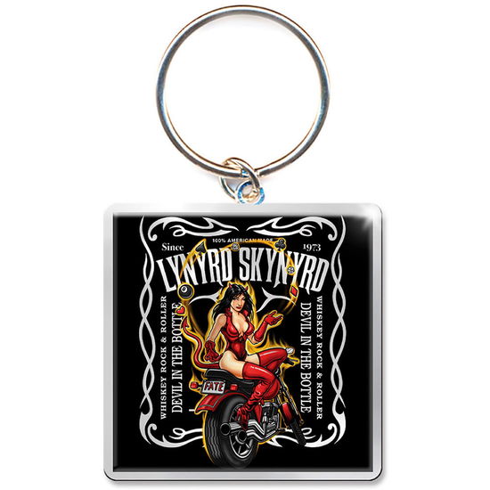 Lynyrd Skynyrd Keychain: Devil In The Bottle (Photo-print) - Lynyrd Skynyrd - Koopwaar -  - 5055295329539 - 