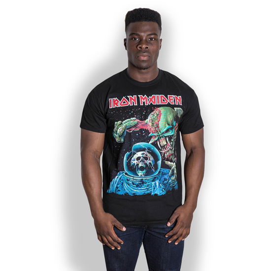 Iron Maiden Unisex T-Shirt: Final Frontier Album - Iron Maiden - Merchandise - Global - Apparel - 5055295345539 - 14 januari 2020